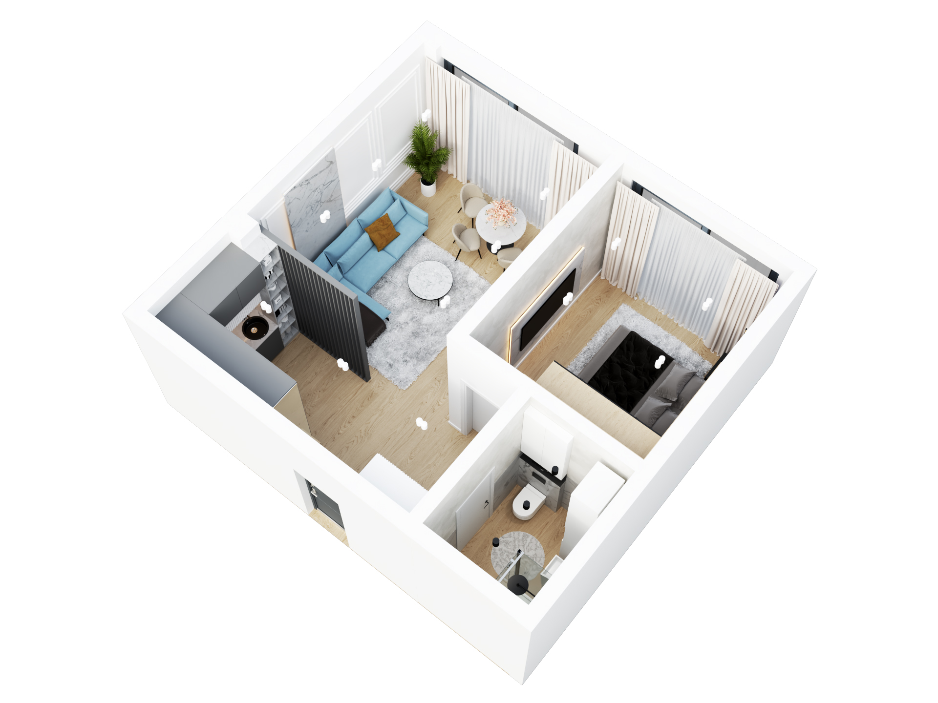 Apartamente cu 2 camere in Mamaia Nord - DIRECT DEZVOLTATOR