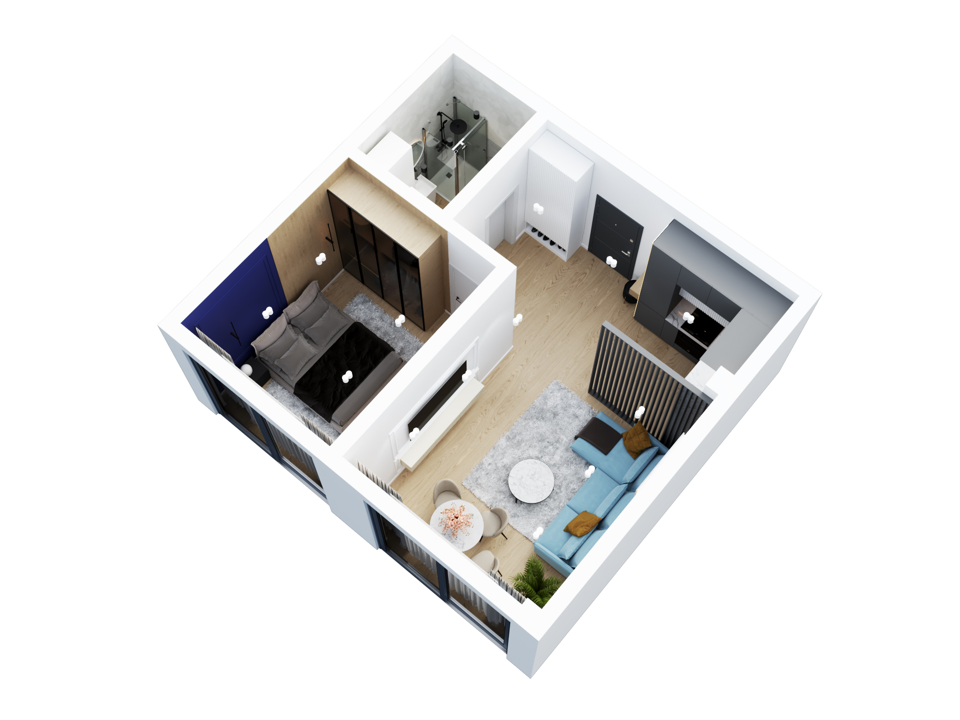 Apartamente cu 2 camere in Mamaia Nord - DIRECT DEZVOLTATOR
